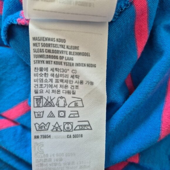 Hollister Y2K Blue and Pink Striped Scoop Neck Top Sz XS - Picture 9 of 9